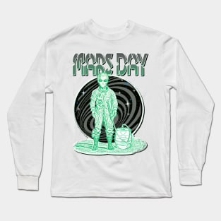 Mars Day at Olympus Mons Long Sleeve T-Shirt